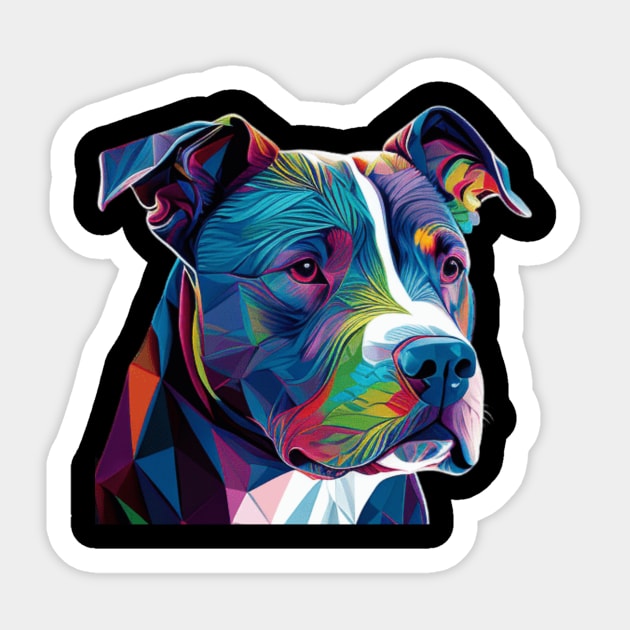 Blue Nose Pitbull Excellence: American Staffordshire Sticker by IamActiveDog
